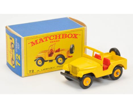 Matchbox Lesney 71b Jeep Gladiator Petites Roues Mint In Box