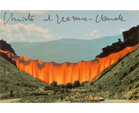 CHRISTO & JEANNE-CLAUDE: CHRISTO VLADIMIROV JAVACHEFF (1935- ) & JEANNE-CLAUDE (1935-2009) Art Creators, mostly on environmen