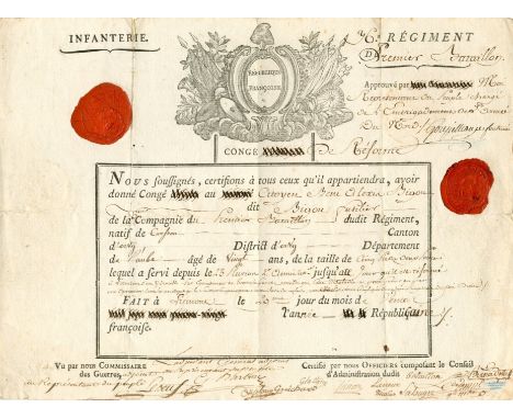 BERNADOTTE JEAN BAPTISTE JULES: (1763-1844) Marshal of France, Prince de Pontecorvo and King Charles XIV John of Sweden and N