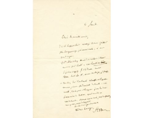 SAINTE-BEUVE CHARLES AUGUSTIN: (1804-1869) French literary Critic. Proust´s masterwork A la Recherche du temps perdu develops
