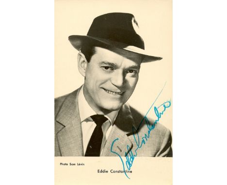 FRENCH CINEMA: Selection of signed postcard photographs and slightly larger, most vintage, by various French actors, actresse