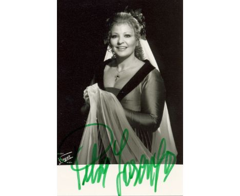 OPERA: Selection of signed postcard photographs by various opera singers including Pilar Lorengar, Ingvar Wixell, Teresa Berg