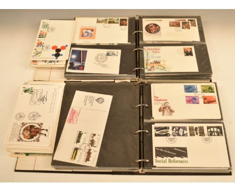 Two albums of early GB QEII first day covers including 1958 Empire Games plus 1937 covers x 3 and Post Office Jubilee 1890 pr