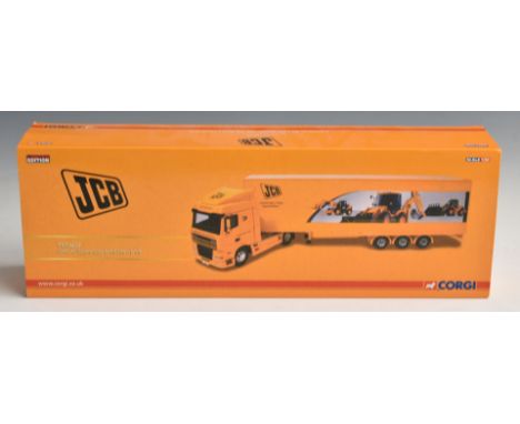 Corgi JCB 1:50 scale limited edition diecast model&nbsp; DAF XF Space Cab Exhibition Unit, CC13237, in original box with slip