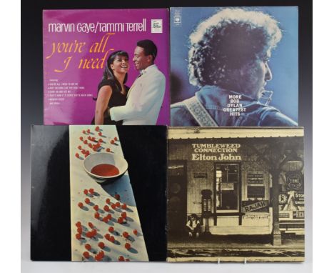 Approximately 70 albums including Elton John, Simon and Garfunkel, The Rolling Stones, Carole King, James Taylor, Cat Stevens