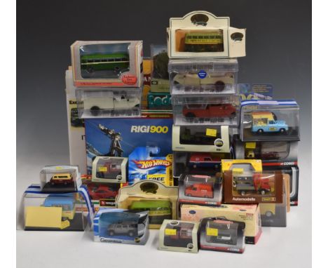 Thirty-five diecast model vehicles, soldier, sets,&nbsp; tinplate, friction and similar toys including Corgi Forgotten Heroes