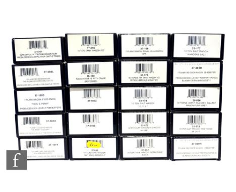 A collection of OO gauge Bachmann rolling stock, to include tank wagons, plank wagons etc, including exclusives, all boxed. (