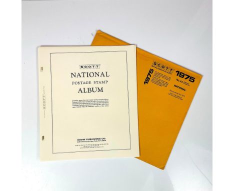 Collection of national stamps and postage album by Scott Minuteman. This item has its original packaging. Never hinged. Like-