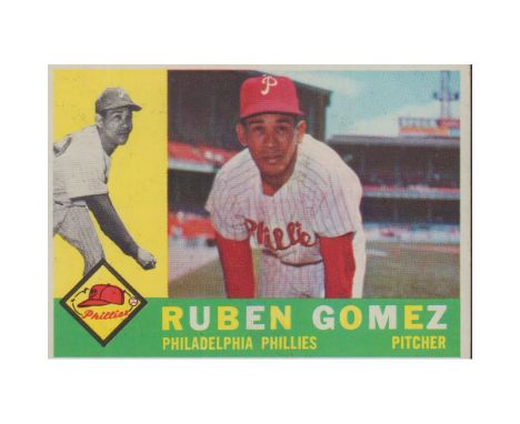 Rubin Gomez (1927-2004) was a professional right-handed starting-pitcher who became the first Puerto Rican to pitch in a Worl