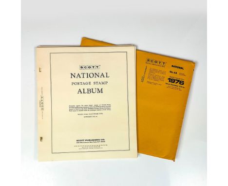 Collection of national stamps and postage album by Scott Minuteman. This item has its original packaging. Never hinged. Like-