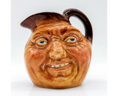 Style One, handle inside jug. Brown rim with light brown body.John Barleycorn is the personification of barley, the grain sou