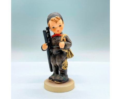 Hand painted figure of a young man holding a ladder and rope. Goebel backstamp. This item has its original box: 7.75"L x 5.25