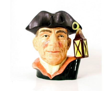 Black-purple tricorn and cloak.Series: Character from Williamsburg. Royal Doulton backstamp. Artist: Max HenkIssued: 1963 - 1