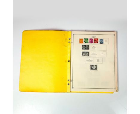 Israel specialty tab singles stamp album collection. 19th and 20th century mint condition. This item has its original packagi
