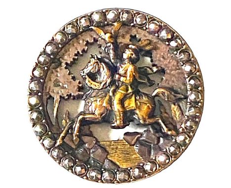 1 Large 19th century pierced and carved pearl button.From the collection of the late Shirley Case of Missouri. Here is a wond