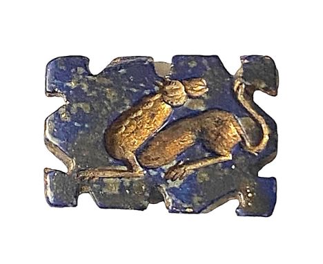 1 Large carved and gilded very old pictorial gemstone button.From the collection of the late Shirley Case of Missouri. Here i