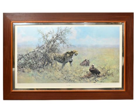 DAVID SHEPHERD (1931-2007); pencil signed print, 'The Scavengers', with Fine Art Trade Guild stamp, 760, signed lower right, 