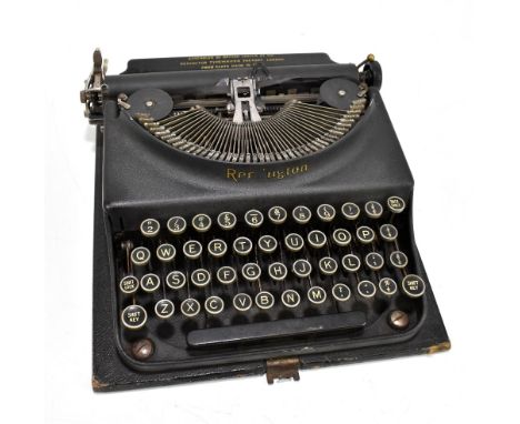 REMINGTON; a vintage cased typewriter.