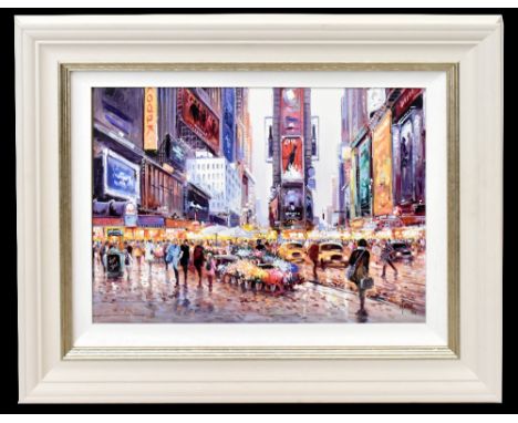 HENDERSON CISZ; a limited edition print, 'Heart of Manhattan', signed lower right, 7/195, 47 x 35cm, framed. (D)Additional In