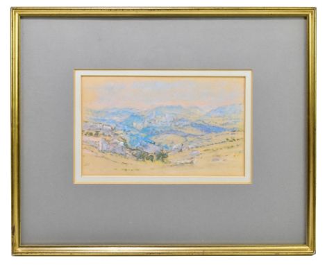 DIANA ARMFIELD MEAC RWA MSIA (born 1920); pastel, 'Andalusian Landscape', initialled lower left, bears R.L Pointon Gallery la