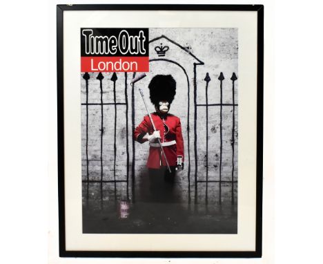 BANKSY (born 1974); limited edition colour print, 'Time Out London', with certificate from Brandler's Galleries, limited edit