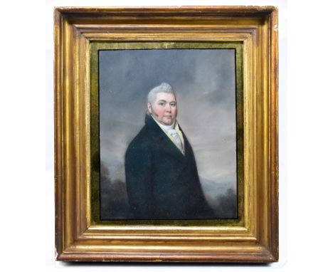 EARLY 19TH CENTURY ENGLISH SCHOOL; pastel, portrait of Mr Ridding, unsigned, 30 x 24.5cm, framed.&nbsp;Additional Information