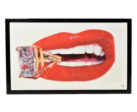 RORY HANCOCK; a signed limited edition print on canvas, 'Rock Candy', signed lower right, 21/95, 102 x 61cm, framed. (D)Addit