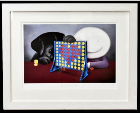 DOUG HYDE; a signed limited edition print, 'Connect 4 Love', signed lower right, 146/395, 68 x 48cm, framed and glazed. (D)Ad