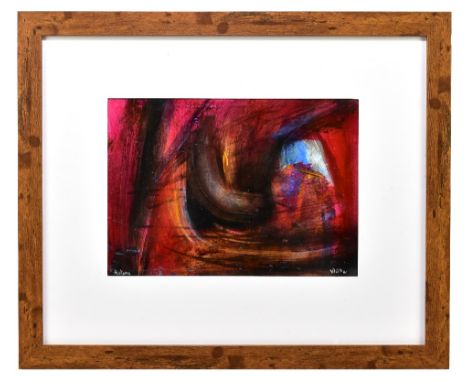 DAVID WILDE (1918-1978); acrylic, 'Autumn', 20 x 29cm, framed and glazed. (D)Additional InformationThe image is good, light w