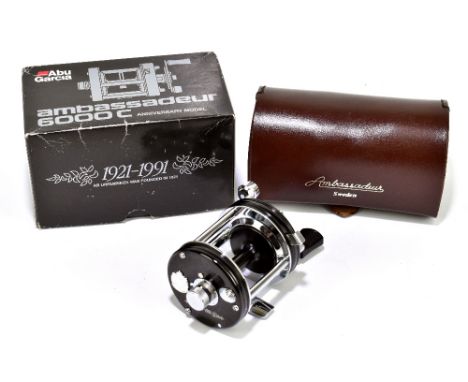 REEL: Abu Cardinal 3 spinning reel, coffee/cream colour, foot