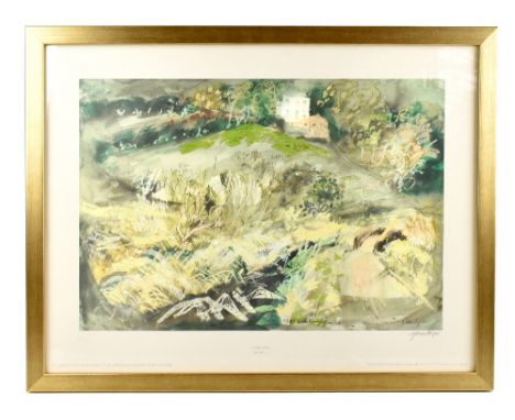 JOHN PIPER (1903-1992); limited edition colour print, 'Llangoloffan', signed in pencil and with Fine Art Trade Guild blind st