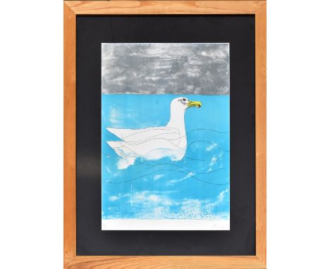 DAME ELISABETH JEAN FRINK CH DBE RA (1930-1993); a signed limited edition coloured lithograph, 'Gull', 4/150, with Christie's