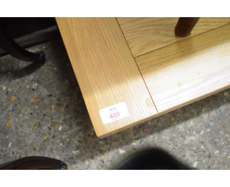 MODERN LIGHT OAK RECTANGULAR COFFEE TABLE, 120CM WIDE