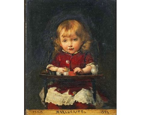 Rodolphe Piguet (Swiss, 1840-1915)Margueritesigned 'R Piguet' (lower right) and inscribed 'PARIS MARGUERITE 1885' (lower bord