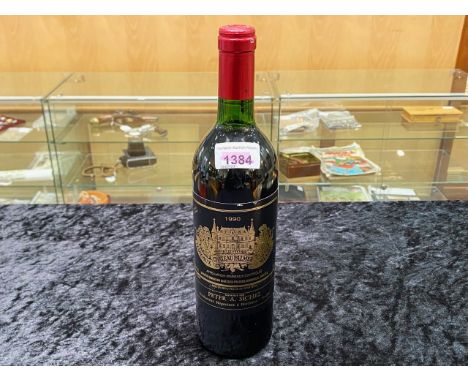 Margaux Chateau Palmer Medoc 1990, Quality Red Wine. Critic tasting note: (2000) Dark ruby with ochre at rim. Nose has a gorg