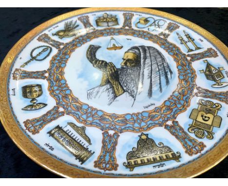 A Large Pair of Goebel Porcelain Limited Edition Traditions Plates 2 in total In very good condition.