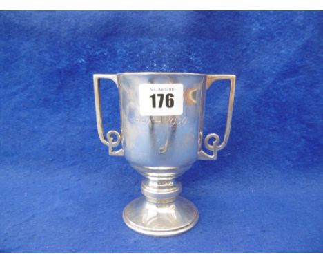 A HM SILVER TROPHY CUP