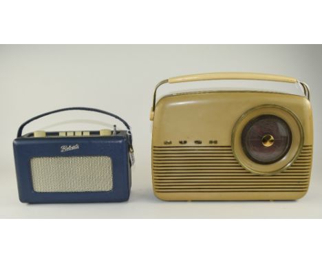 Roberts Revival Vintage Radio, Model Number R250. Good Condition. Together With One Other Radio.