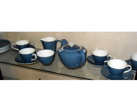 1960's Poole pottery teaset