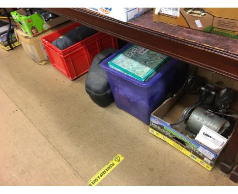 Five boxes of tools etc.