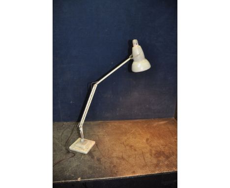 A HERBERT TERRY AND SONS 'THE ANGLEPOISE' LAMP (PAT pass and working) Condition Report: some surface rust, minor dents to sha