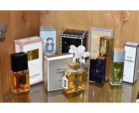 A COLLECTION OF CHANEL AND OTHER PERFUMES, comprising a boxed unused 50ml bottle of Chanel 'Gabrielle' Essence eau de parfum 