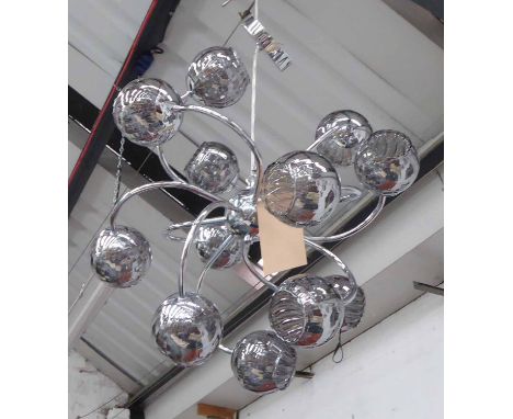CHANDELIER, vintage 1950's Italian style, 70cm drop.