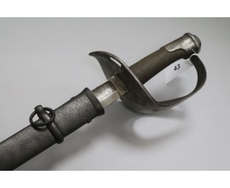 An Imperial German Army heavy cavalry officer's sword, by Schnitzler & Kirschbaum