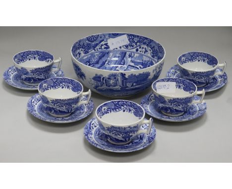 A small quantity of Spode Italian