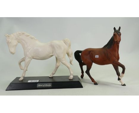 Beswick White Spirit of Freedom: together with Spirit of Wind, both matt(2) 