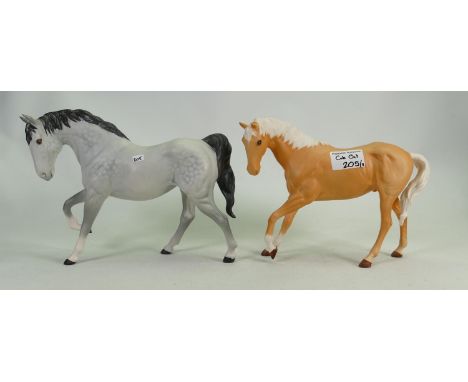 Beswick Grey Spirit of Freedom: together with Palomino Spirit of Youth, both matt(2) 