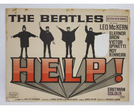 The Beatles. A 1960's poster from Carnaby Street. The date of the concert overpainted in white 77cm x 102cm 