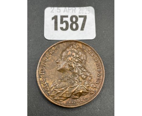 George II medallion bronze 1731
