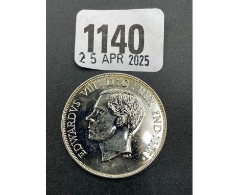 An Edward VIII model double florin dated 1937